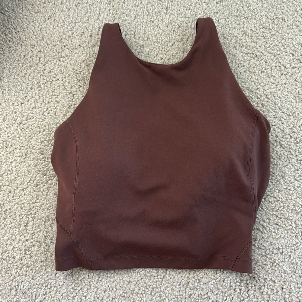 Brown lulu tank